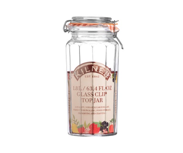 Kilner Glass Clip Top Jar (1.8L)