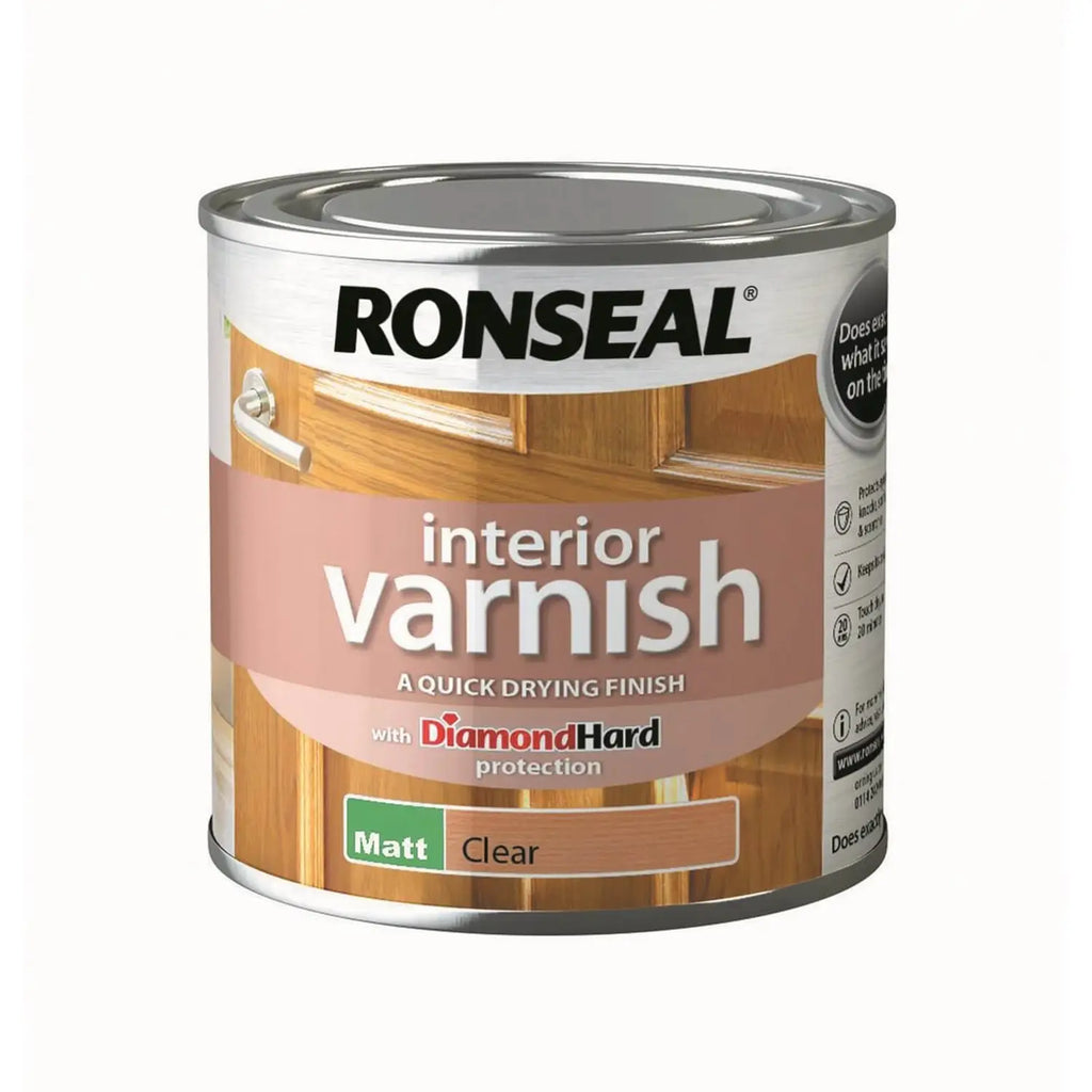 Ronseal Interior Varnish Matt Clear 250ML