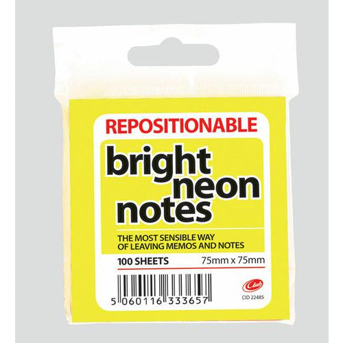 Bright Neon Notes (75x75mm)