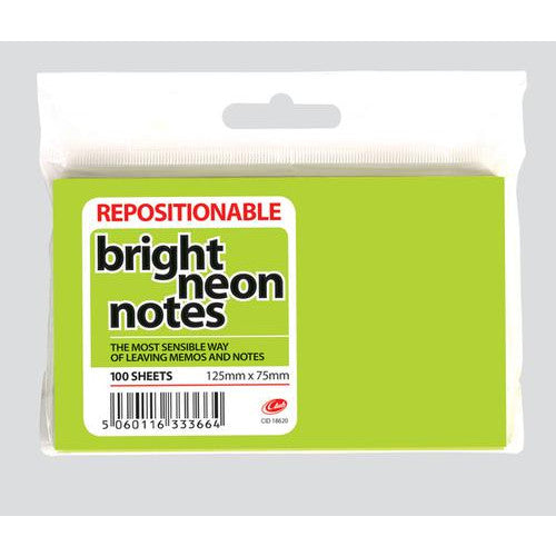 Bright Neon Notes (125x75mm)