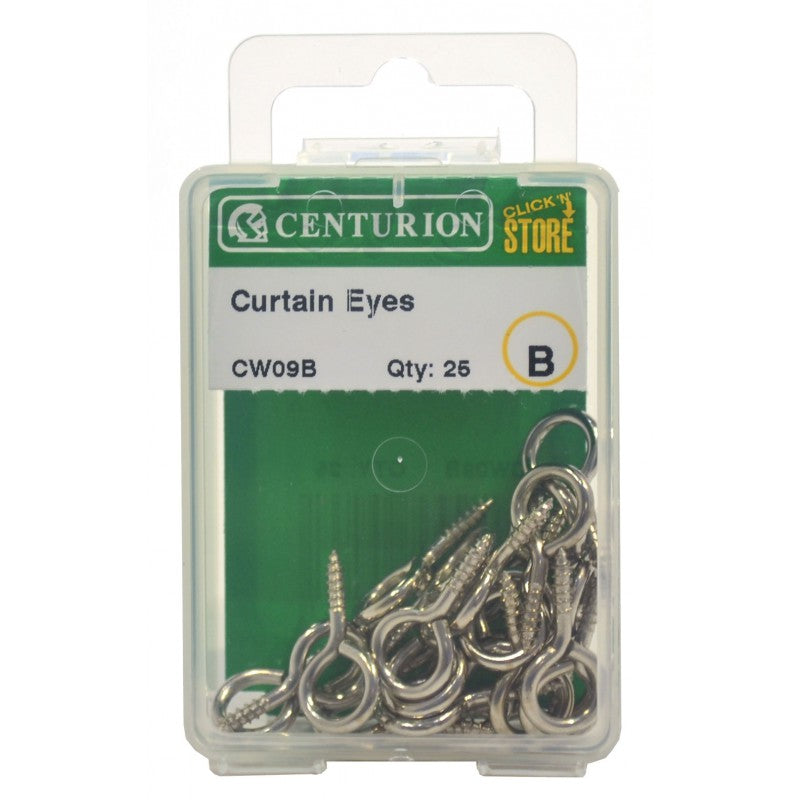 22Mm X 2Mm Curtain Wire Eyes (Pack Of 25)