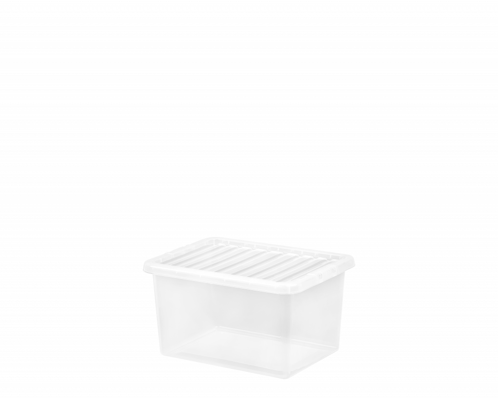 25 Litre Clear Wham Storage Box (With Lid)