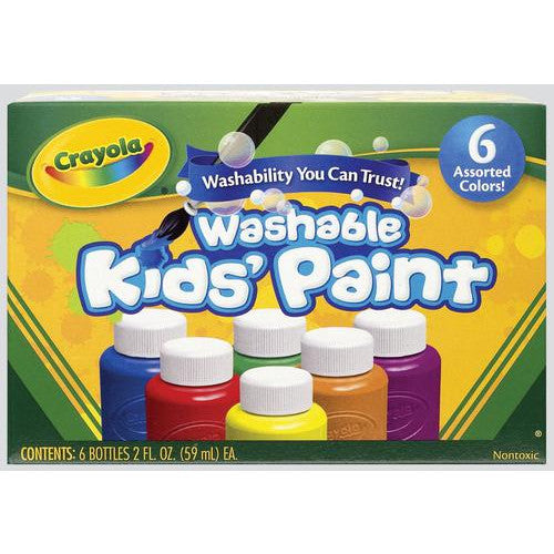 Crayola 6 Washable Kids Paints