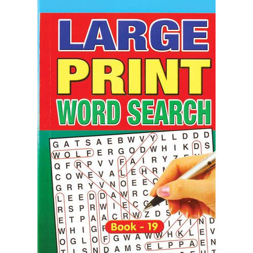 Wordsearch Large Print A5 3175