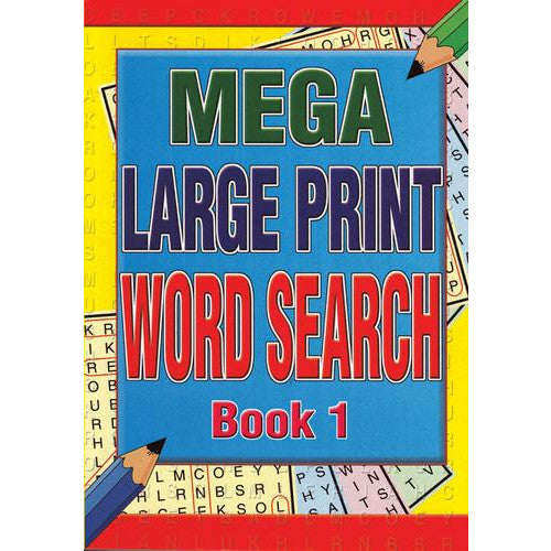 Wordsearch Large Print A4 3180