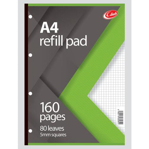 Refill Pad 160 Pg Squares Club