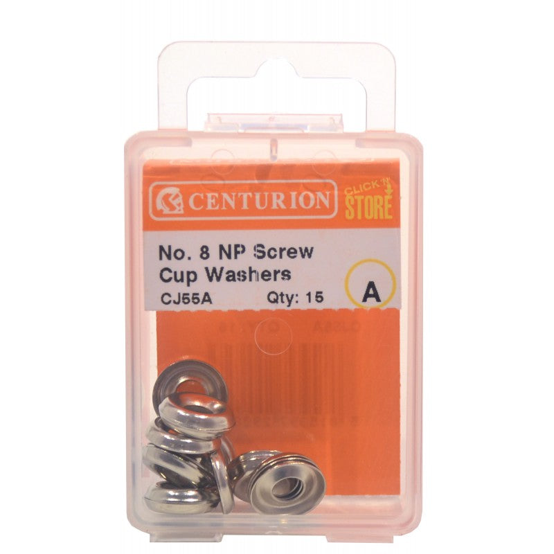 No 8 Np Screw Cup Washers (Pack Of 15)