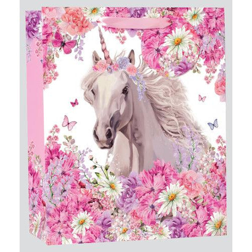 Gift Bag Unicorn Lge 8319