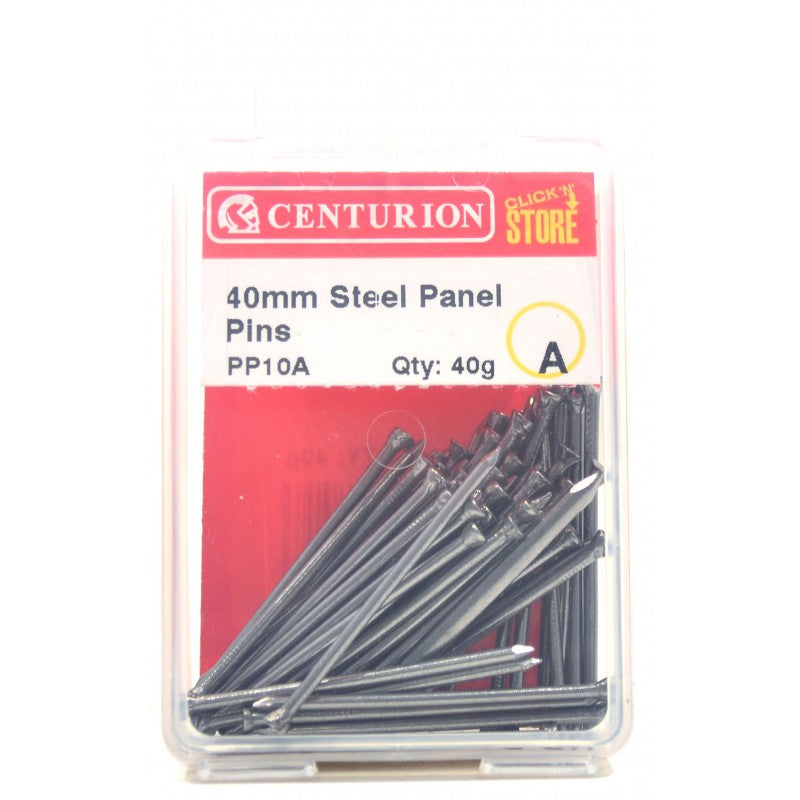 40Mm Bright Steel Panel Pins (40G)