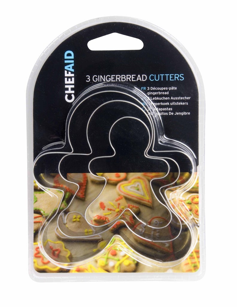 Chef Aid 3Pc Gingerbread Cutter