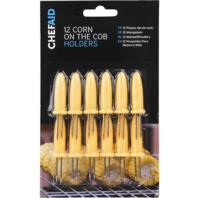 Chef Aid Corn Cob Forks - 12Pack