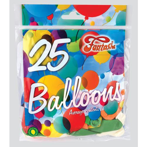 Assorted Coloured Balloons