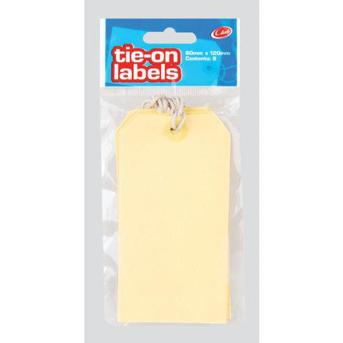 8 Tie-On Labels