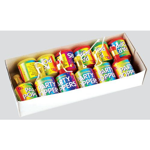 Party Poppers Box 12