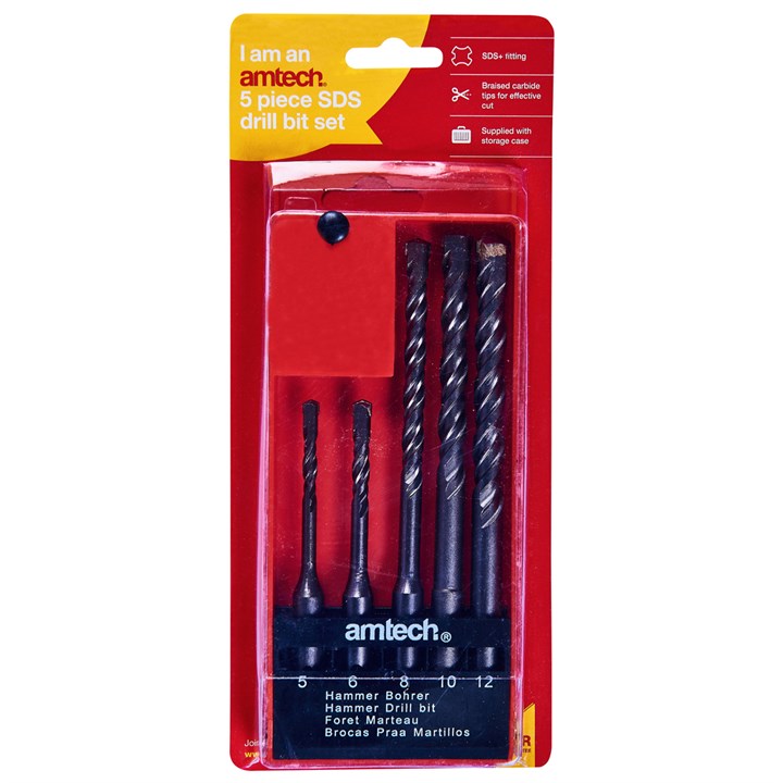 5Pc Sds Drill Bit Set