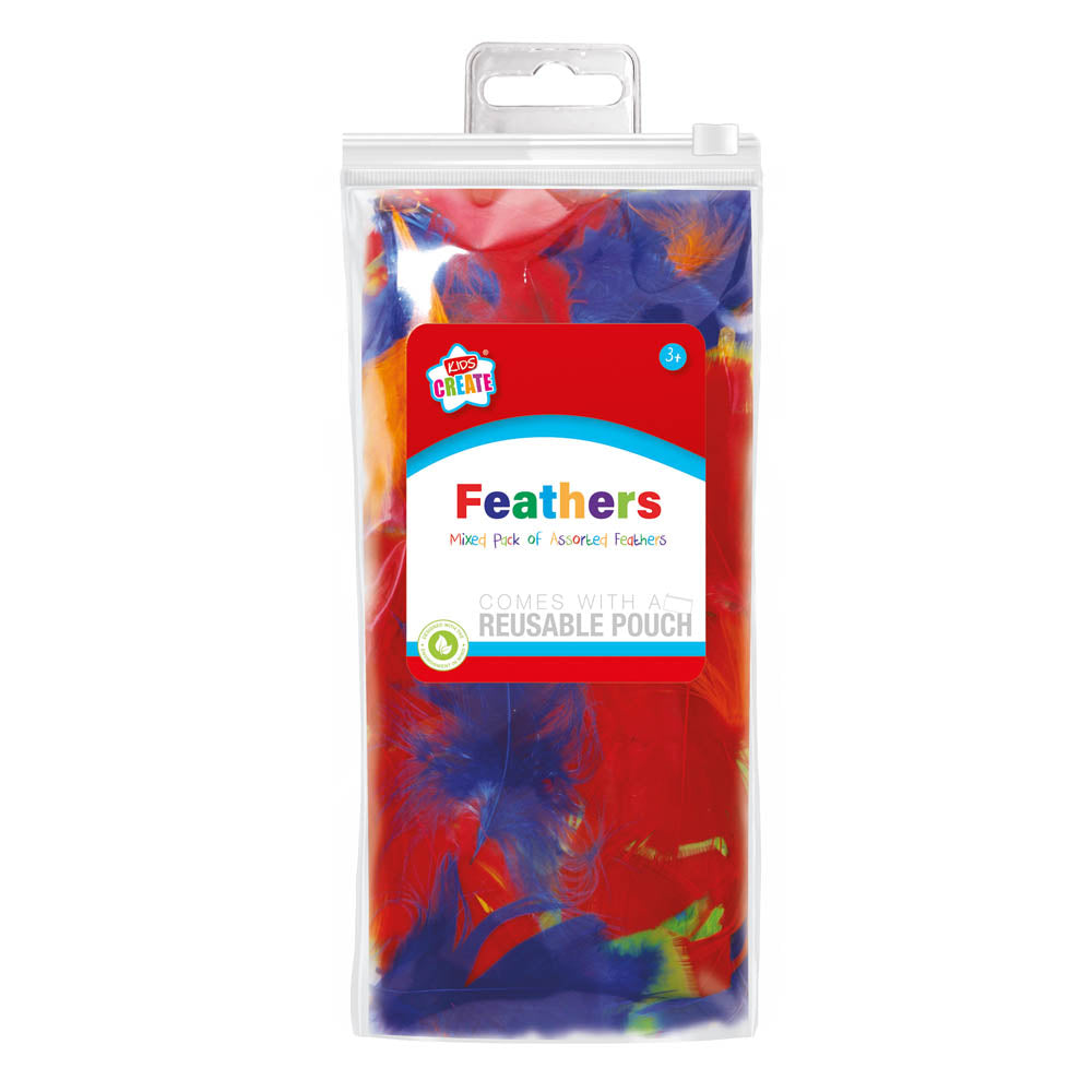 Pack Of Feathers (Assorted Colours)