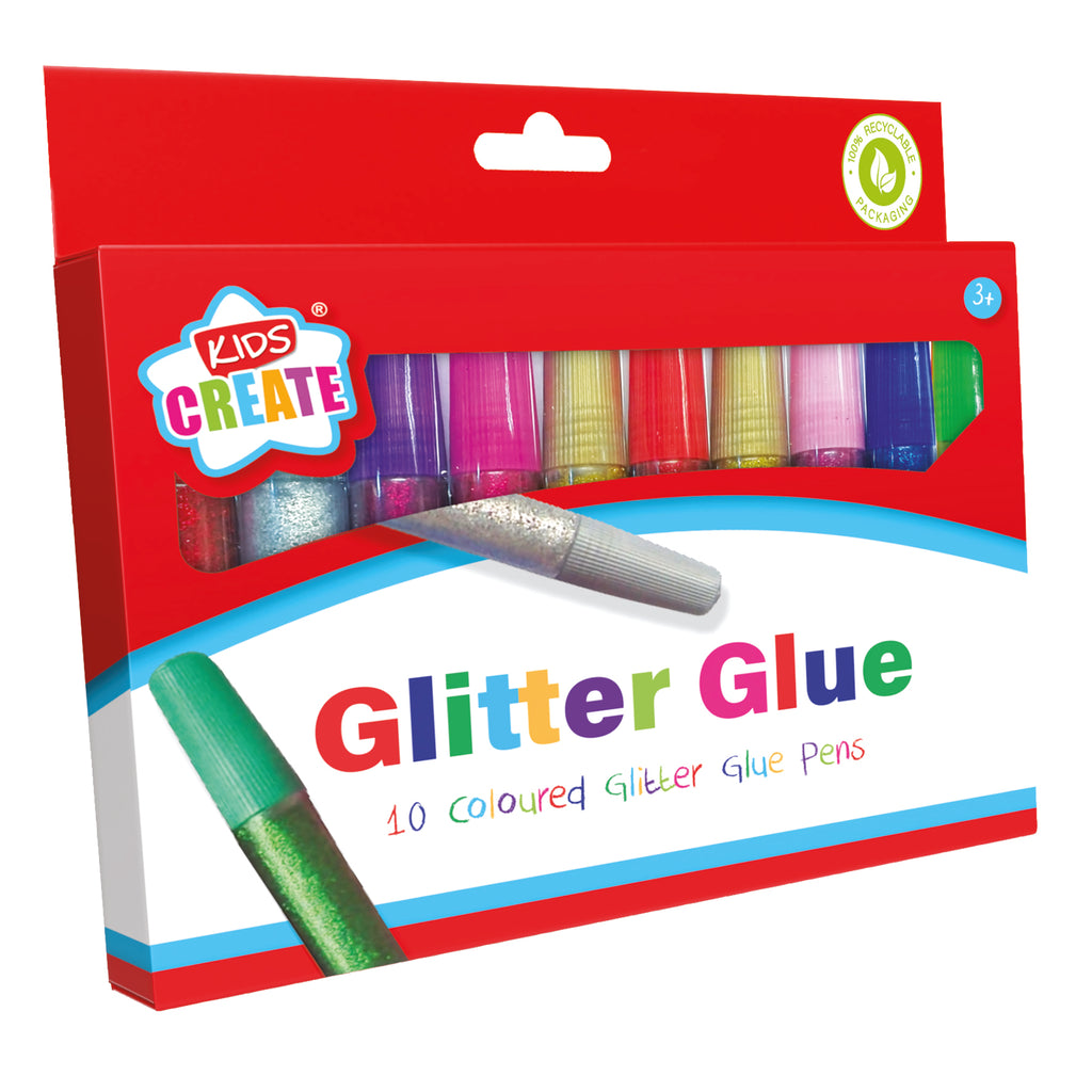 Coloured Glitter Glue Pens