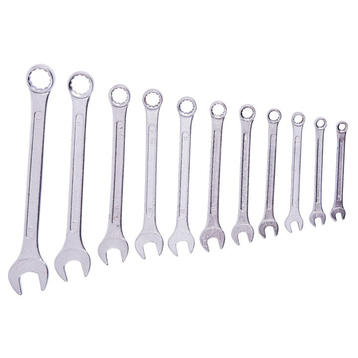 11Pc Combi Spanner Set With Rack