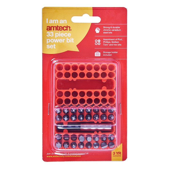 33Pc Power Bit Set