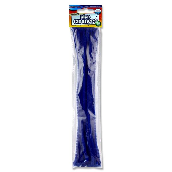 Crafty Bitz Pkt.25 Pipe Cleaners - Blue