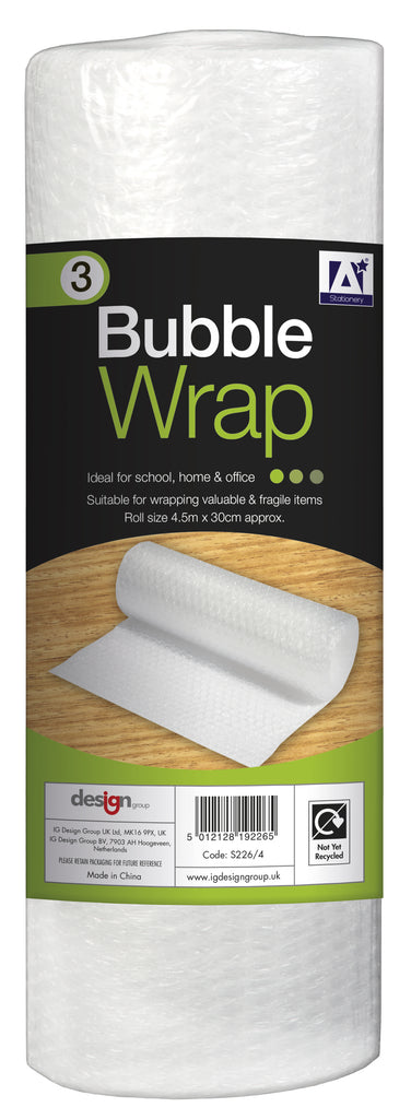 Bubble Wrap Roll (4.5Mx30cm)