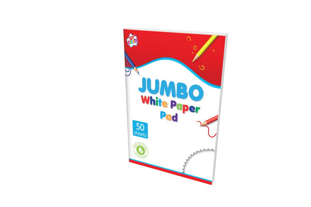 Jumbo Drawing White Paper Pad