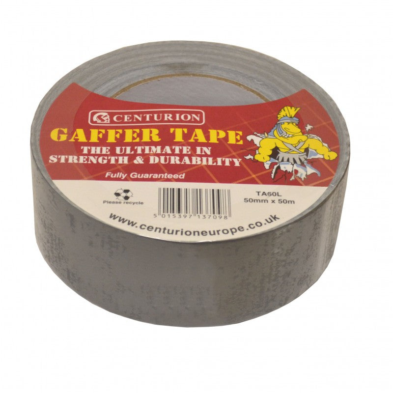 50Mm X 50M Silver/Grey Waterproof Cloth Tape