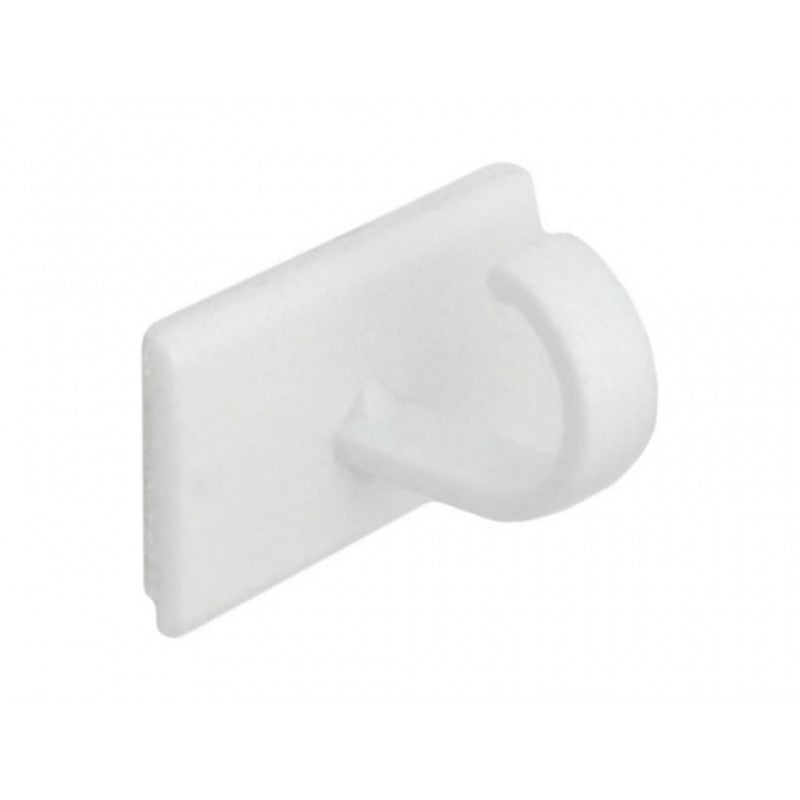 30Mm X 20Mm White Self Adhesive Cup Hooks (Pack Of 3)