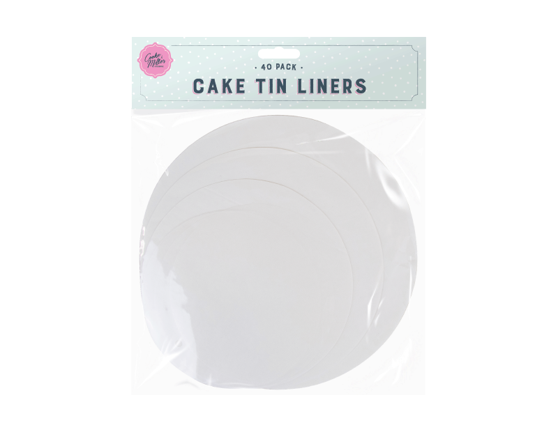 Cake Tin Liners (40 Pack)