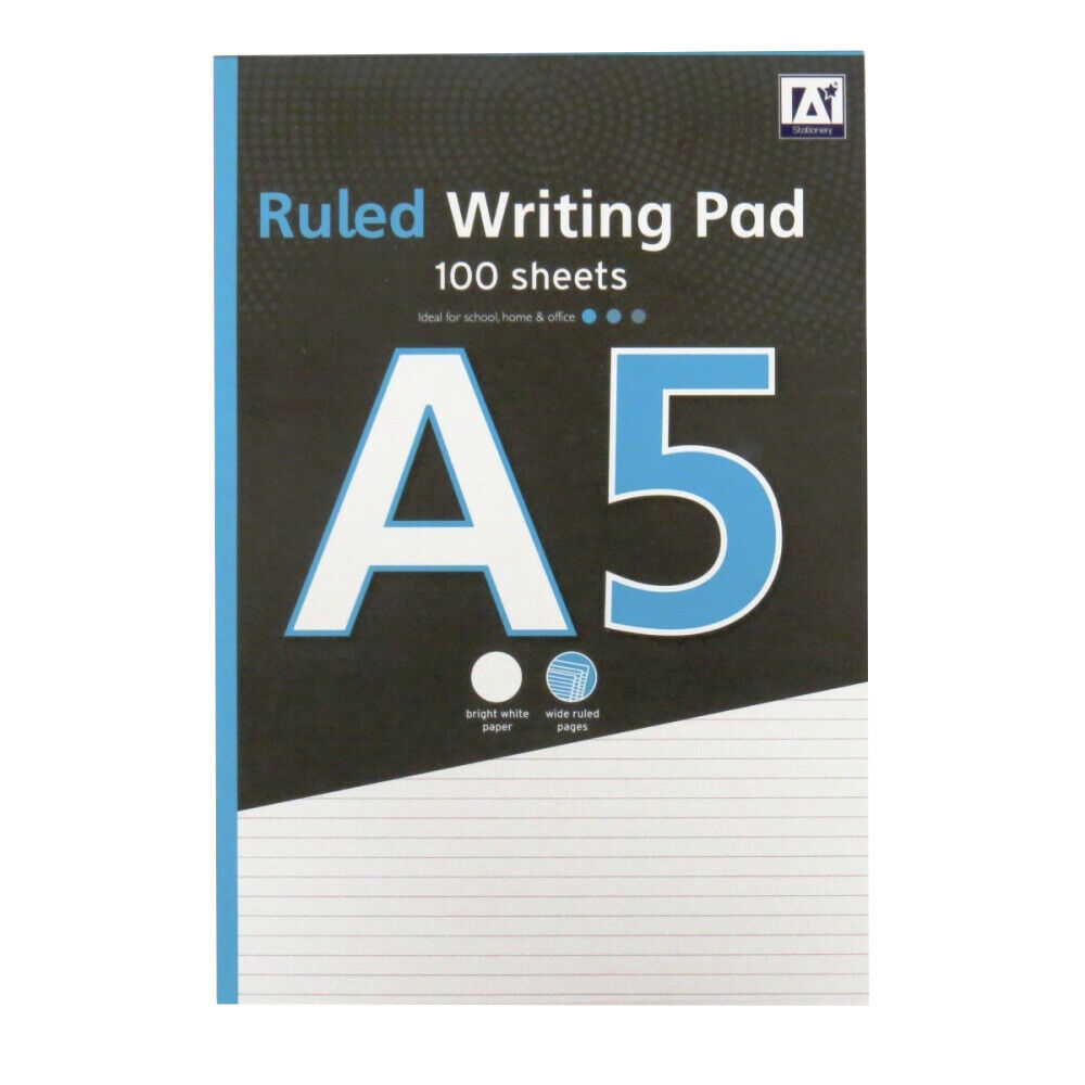 A5 Ruled Writing Pad 100 Sheet